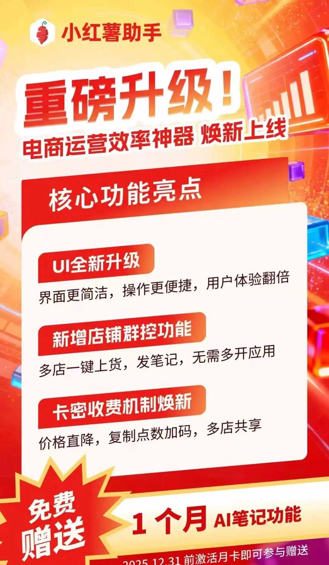 小红书助手：店铺群控神器，多店共享轻松搞定！